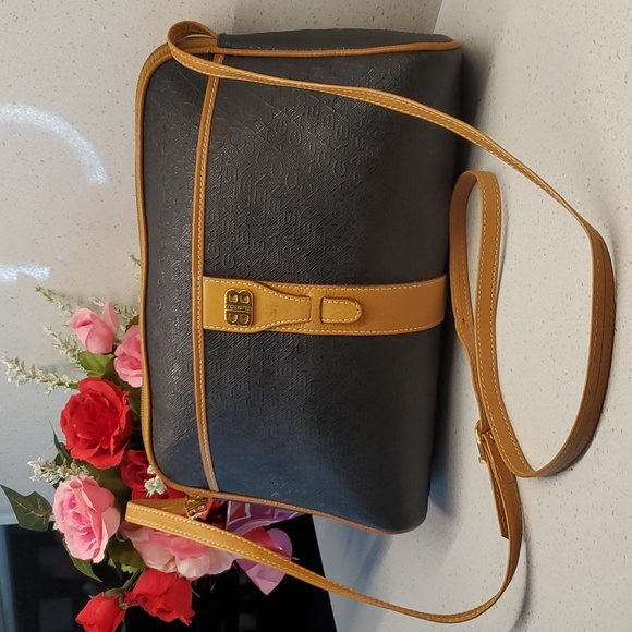 Vintage BALENCIAGA Monogram leather crossbody